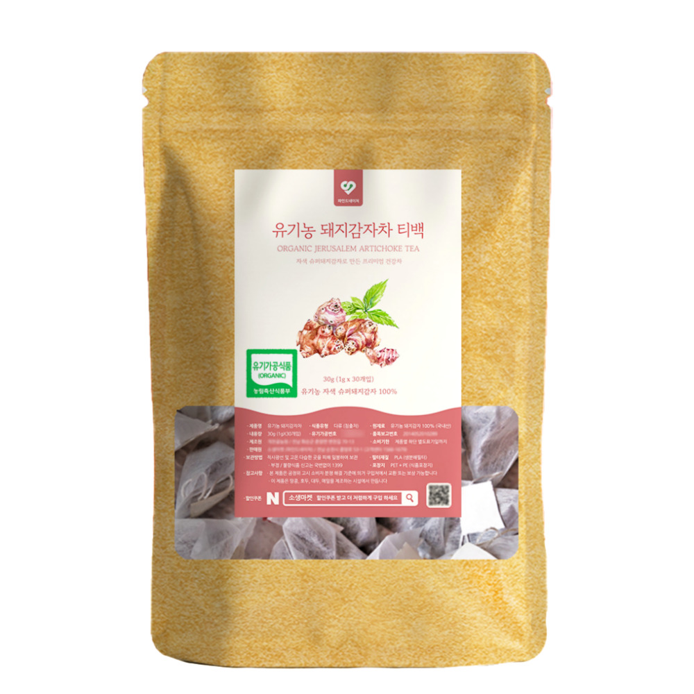 국산 유기농 볶은 건 돼지감자차 티백 당뇨에 좋은 다이어트 차 1g 30개입 8,900원
