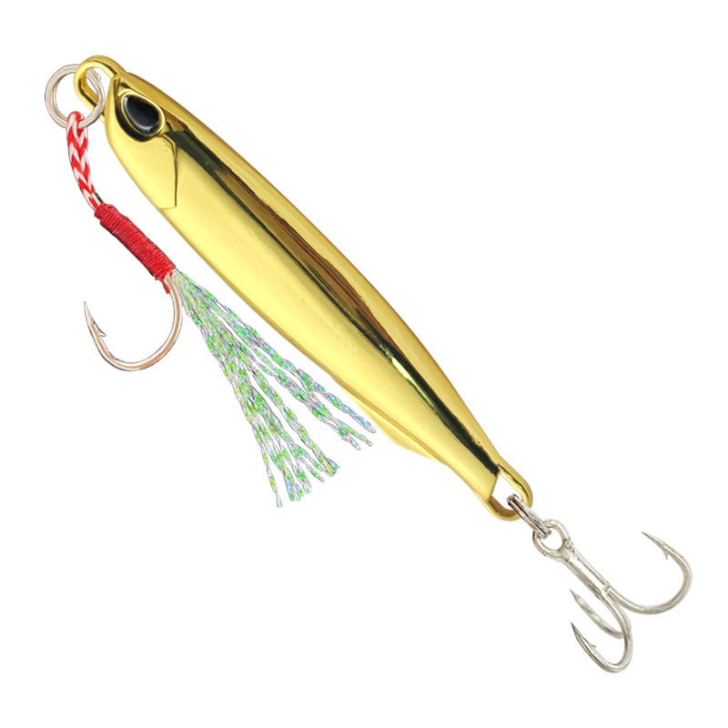 픽시피싱 크롬 메탈지그 FULL 야광메탈지그 갈치 고등어 삼치 산천어 우럭 농어 광어 볼락 20g 25g 30g 40g, 1개, 20g, 골드 메탈 1,690원