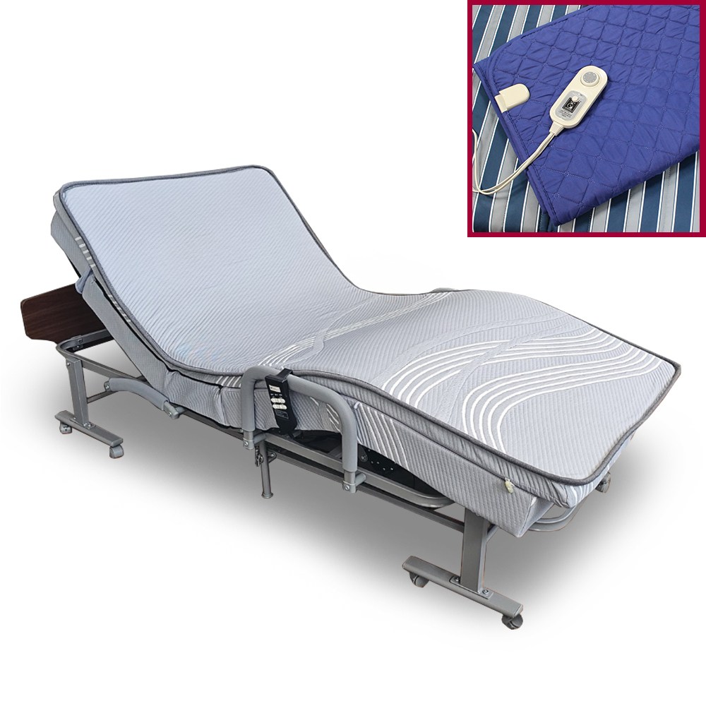 라꾸라꾸 이동식 공간활용 접이식 폴딩베드 등받이 전동침대 No8G 전기매트 포함 629,000원