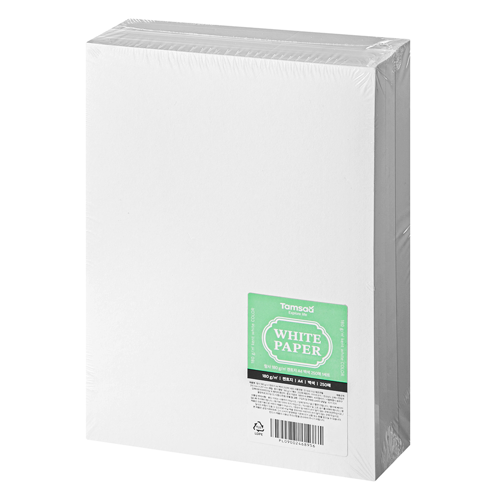 탐사 켄트지 백색 180g A4 8,970원