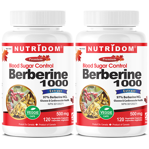 (2병) 뉴트리돔 캐나다 베르베린 1000 Blood sugar control Berberine 500mg 120식물성캡슐 베르베린 효능 78,000원