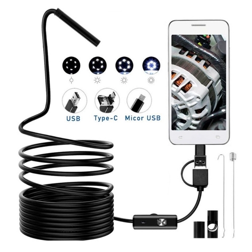 스마트폰내시경 카메라 배관내시경 HD화질-8LED 길이 2M 16,860원