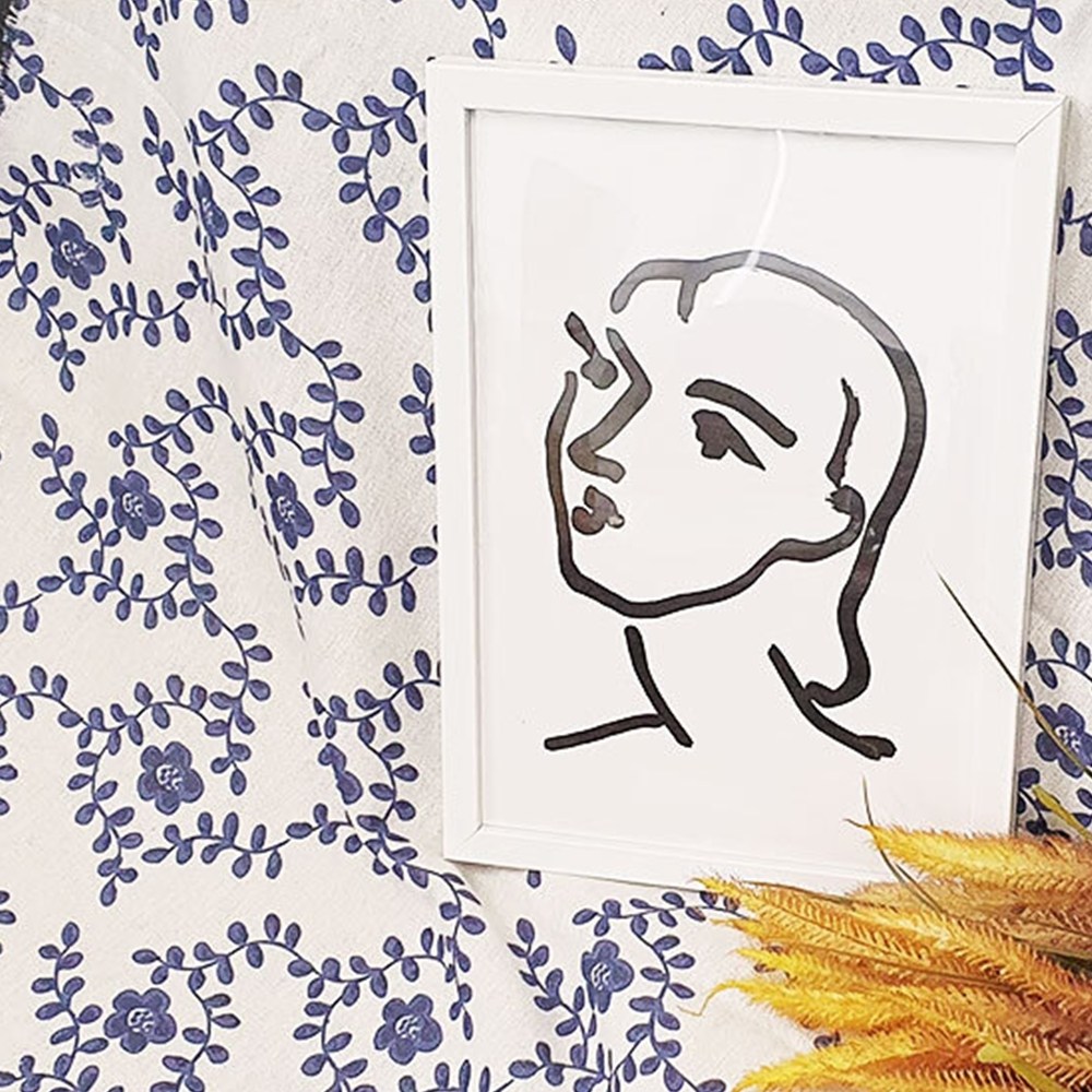 잔꽃무늬 린넨 식탁커버 시골 테이블보 블루 6인 20,940원