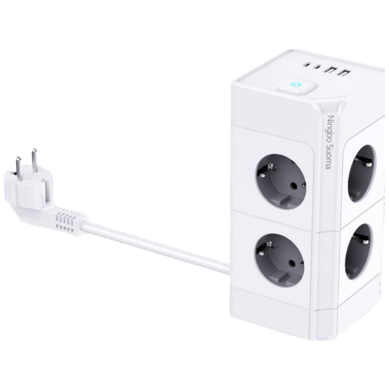 티메코 20W 고속충전 5구 멀티탭 TMC-10 SF코팅 큐브 디자인 C타입 USB 1.8M 전선형 34,900원