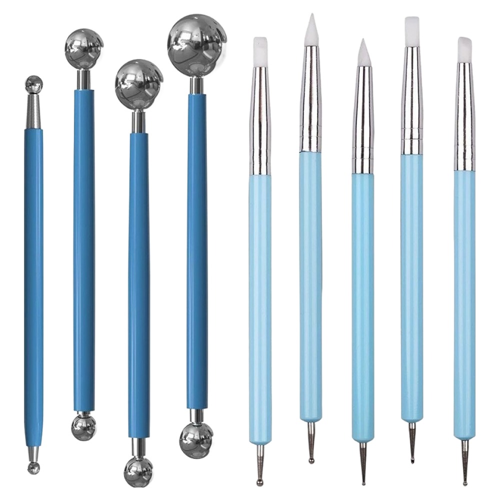 올이즈유 조소도구 도예 조각도 C타입 9종 세트, 9개입 8,100원