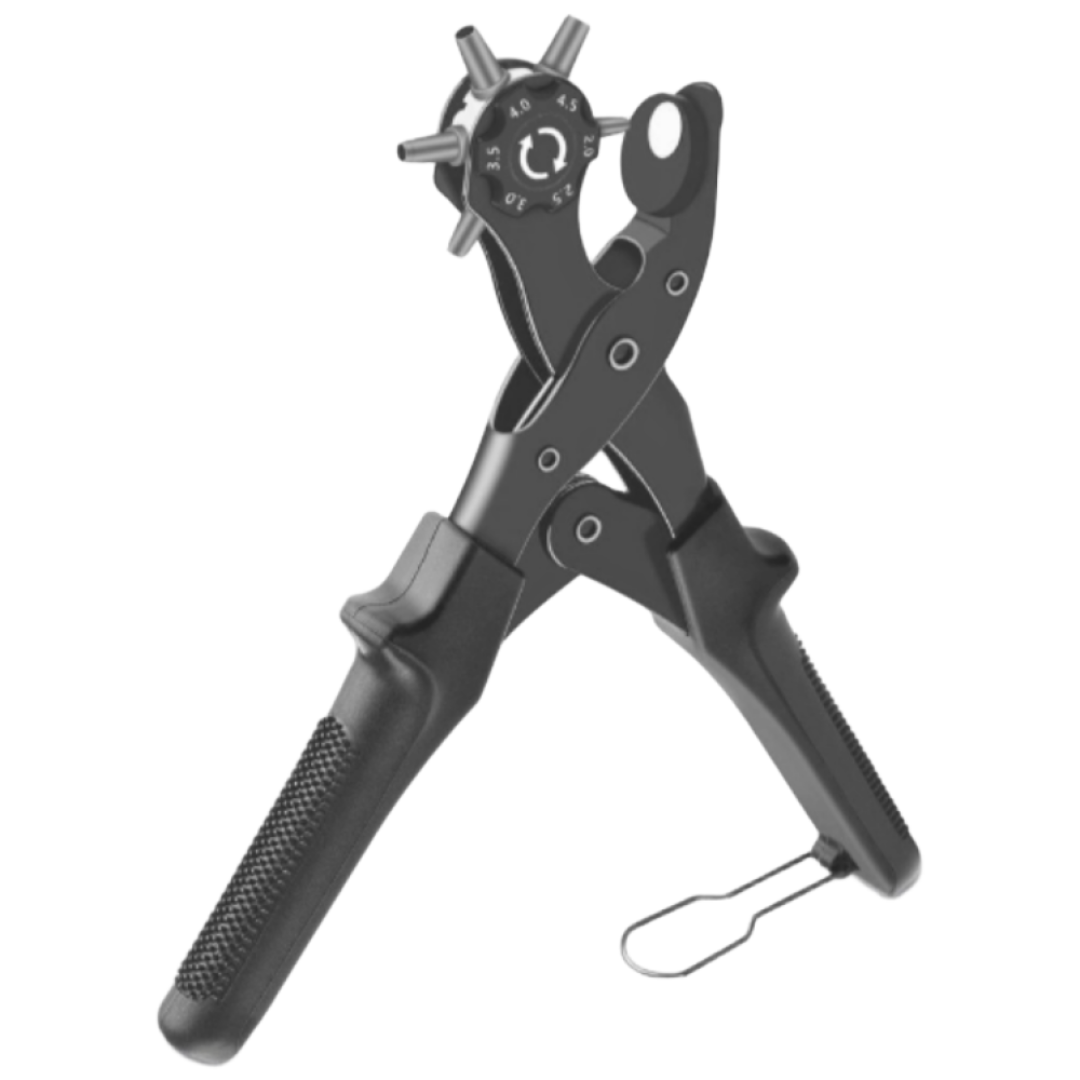 툴에이스 가죽 펀칭기 다용도 롤링 펀칭기 허리띠 벨트 시계줄 가방끈 구멍 펀치, 1개, 블랙 9,800원