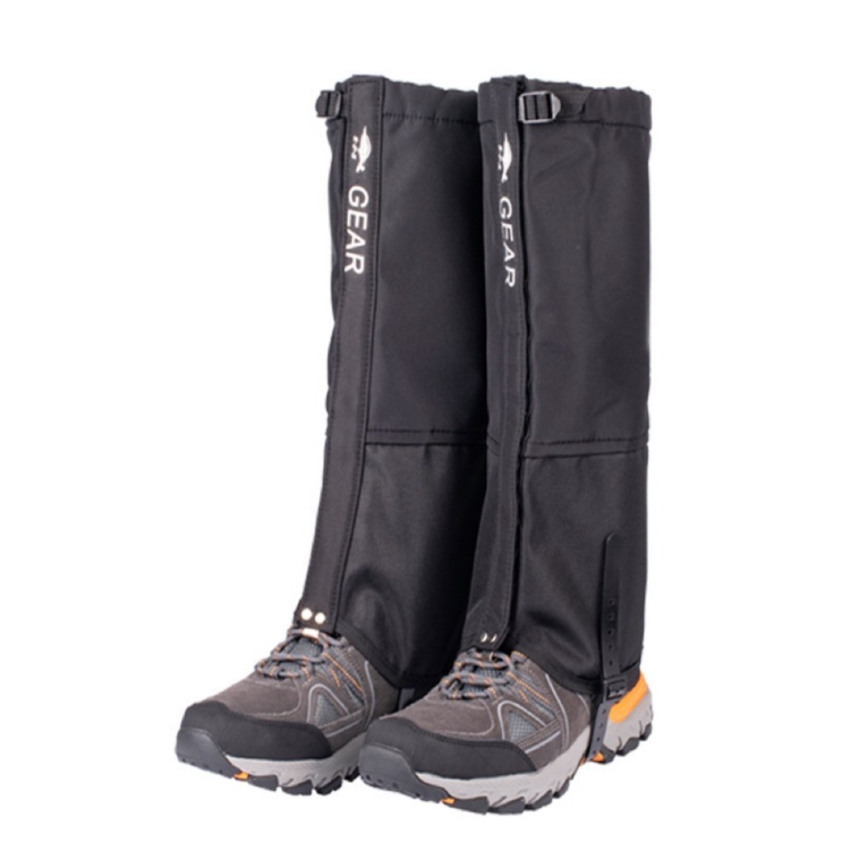 Sgirl 두꺼운 겨울 방수 방풍 기모 등산 스패츠 등산 발토시, 블랙 13,900원