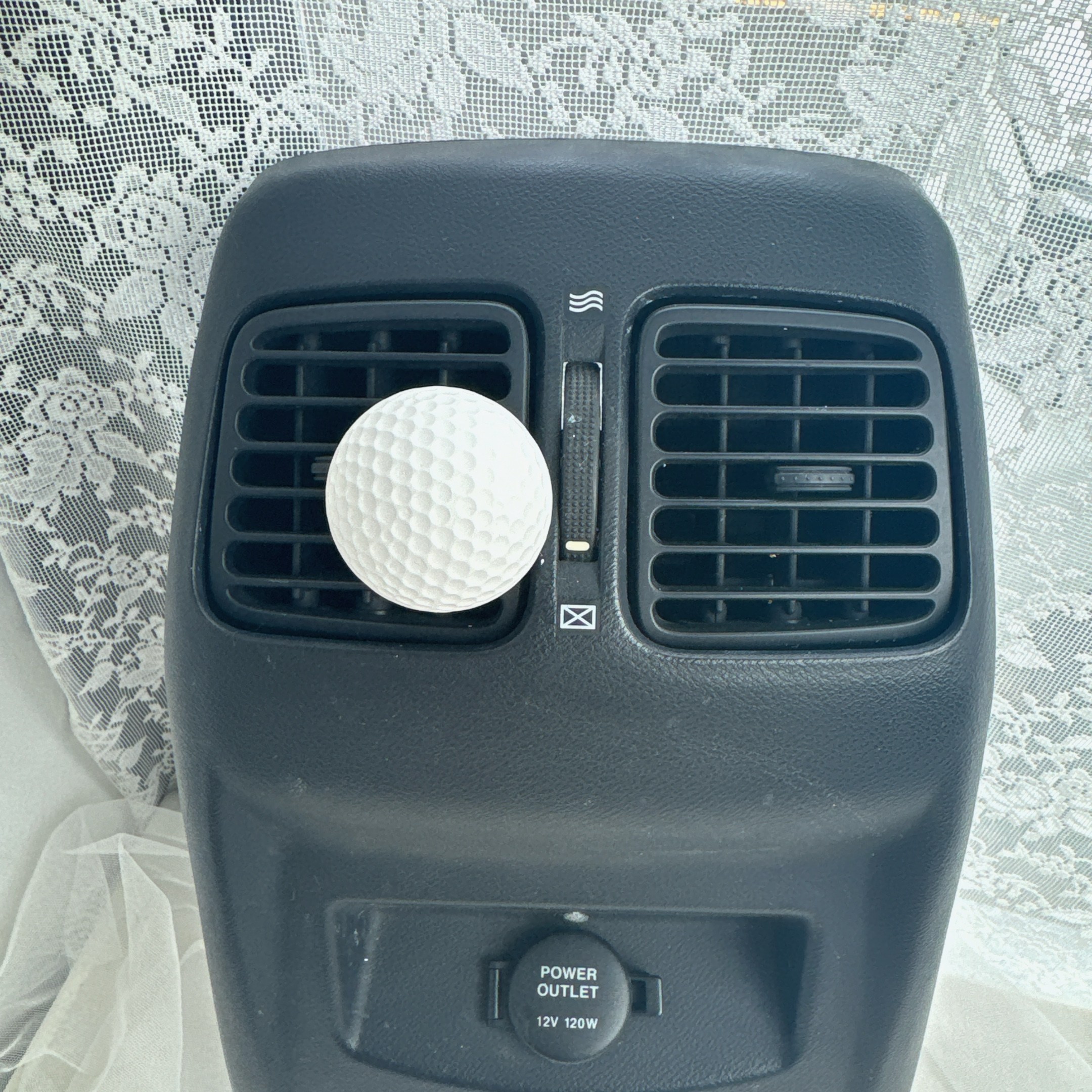 [안녕아띠] 골프공 차량용 석고방향제 (5ml리필오일+클립2종+상자포장), 편백나무 9,900원