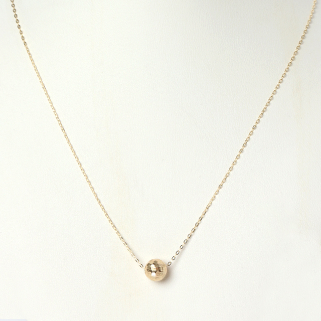 전체 14K 옐로우골드 컷팅 골드볼 목걸이 203,560원