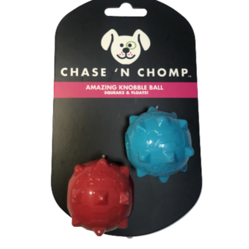 멍냥이월드 강아지장난감 스퀴즈 볼 라텍스 공, 1개, 도깨비볼 빨강파랑 17,000원