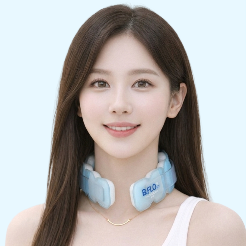 비플로 [국내산] 시원한 넥쿨러 아이스 넥밴드, 쿨스카이, 1개 30,000원