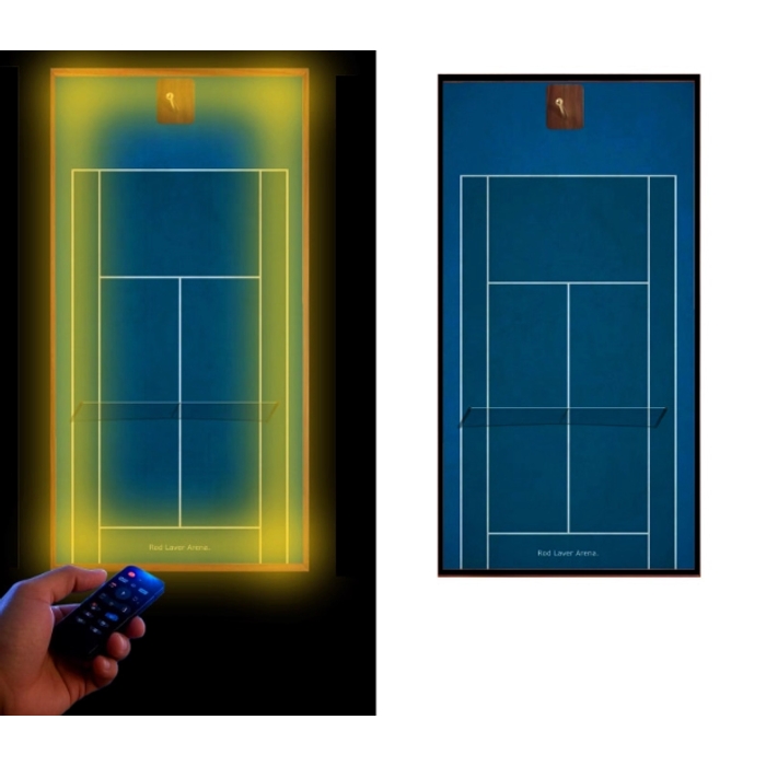 벽걸이 테니스 라켓 걸이 2025년형 거실 장식 액자 인테리어 소품, 2025 호주 오픈[조명 없음] 합금 프레임 71,500원