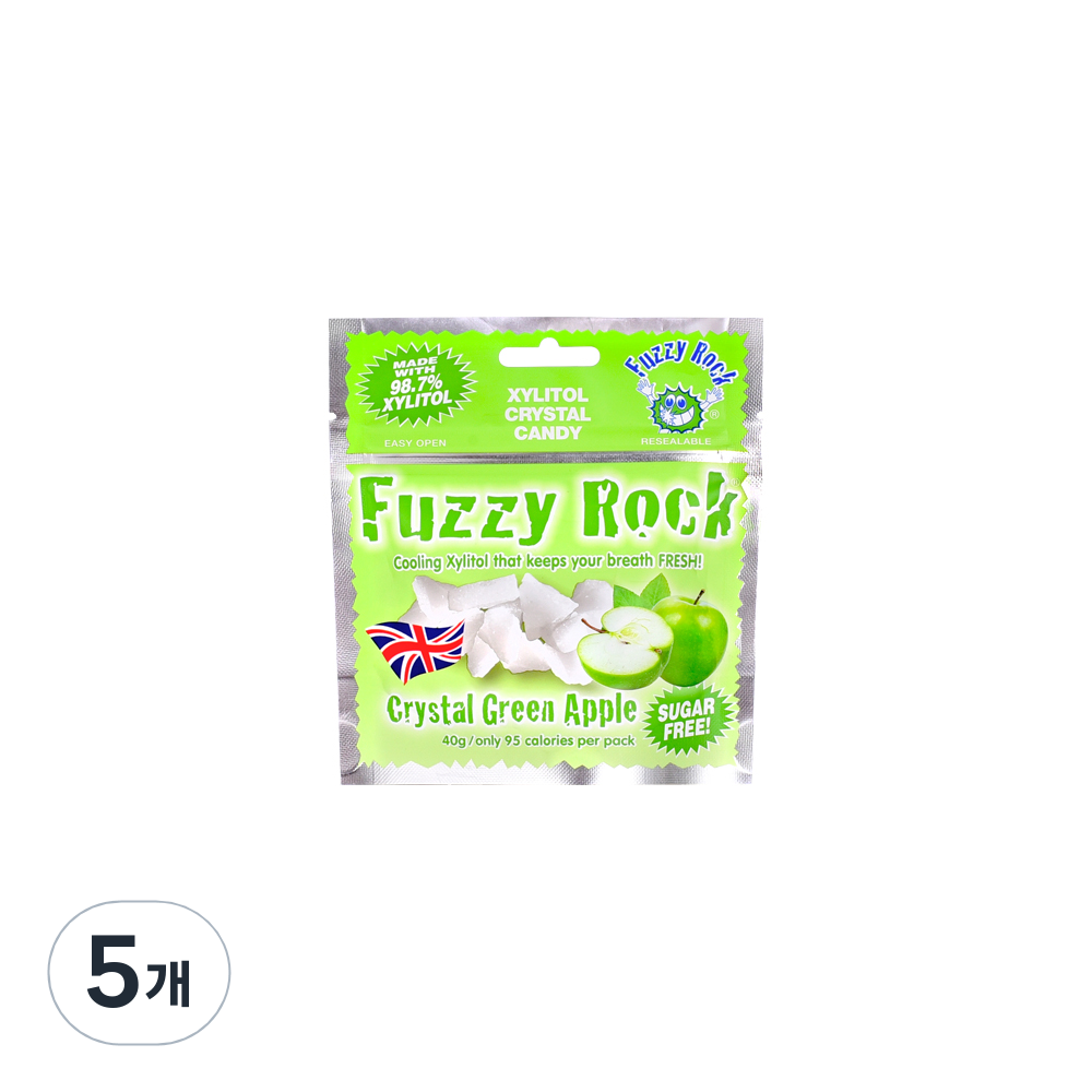 퍼지락 자일리톨 크리스탈 캔디 그린애플향, 40g, 5개 17,690원