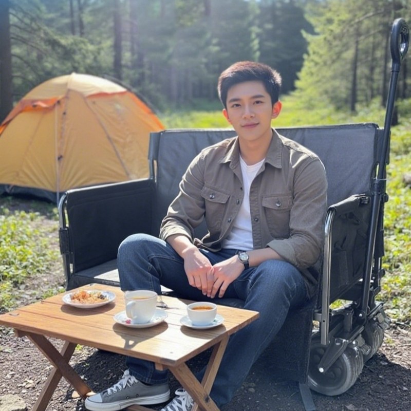 다기능 접이식 캠핑 웨건 공간 효율적 대용량 누워타기 캠핑카트, 1개, 검정색 90*50*73CM 124,880원