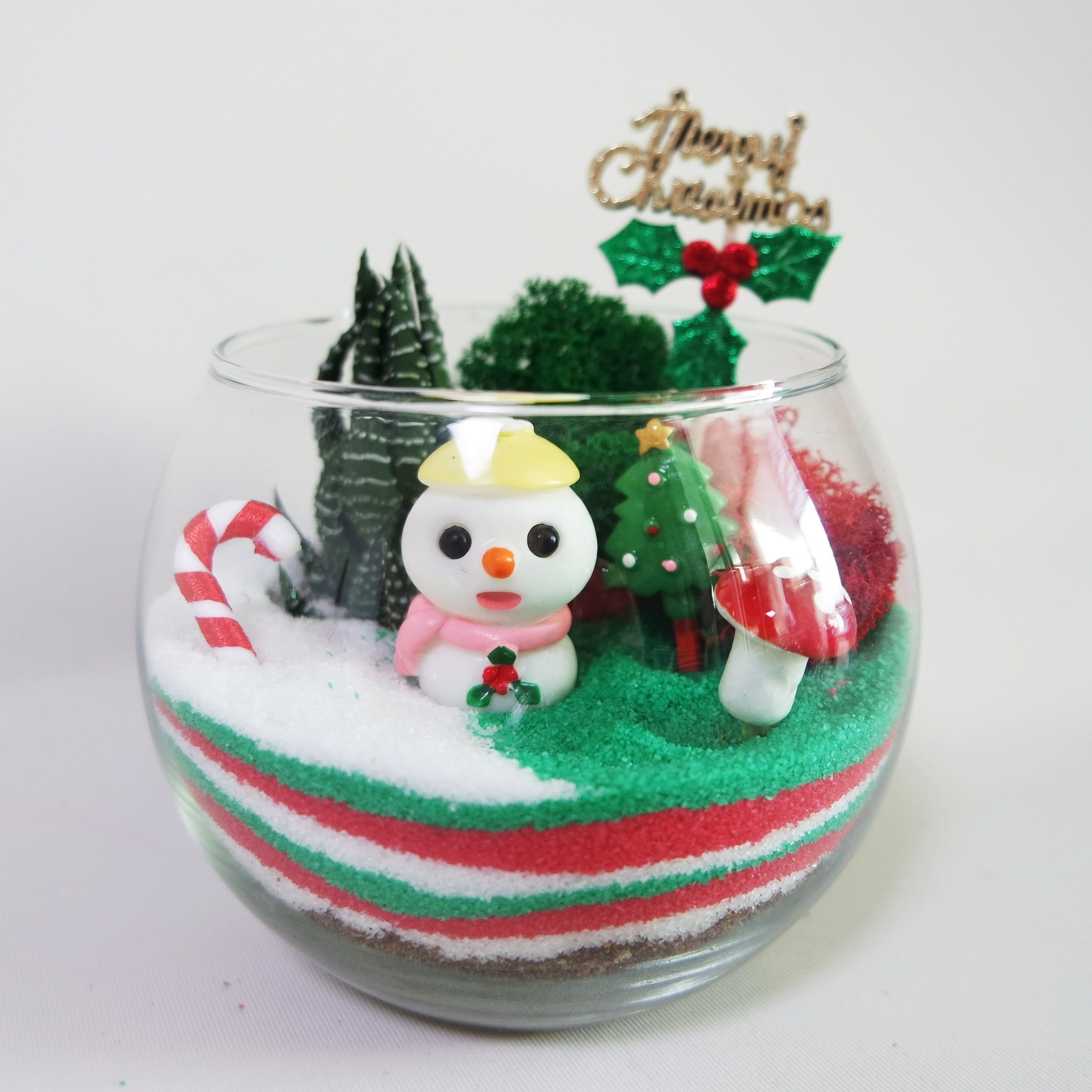 다육식물 크리스마스 테라리움 만들기 키트 16,100원