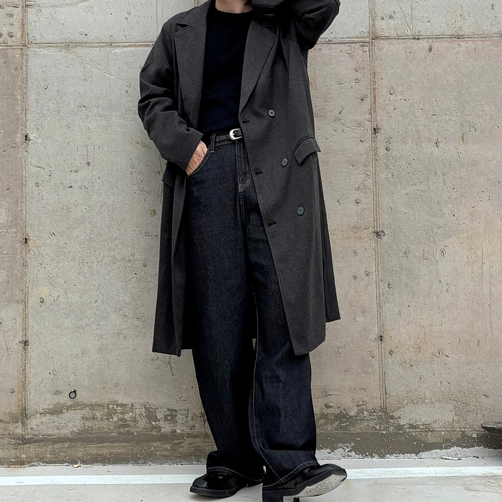 오클롯 프리미엄 봄 가을 겨울 남성 빅사이즈 트렌치 더블 코트 49,800원