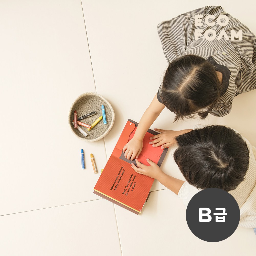 [리퍼] 에코폼 퍼즐형 시공매트 셀프시공용 확장형, 4세트, 밀크 158,000원