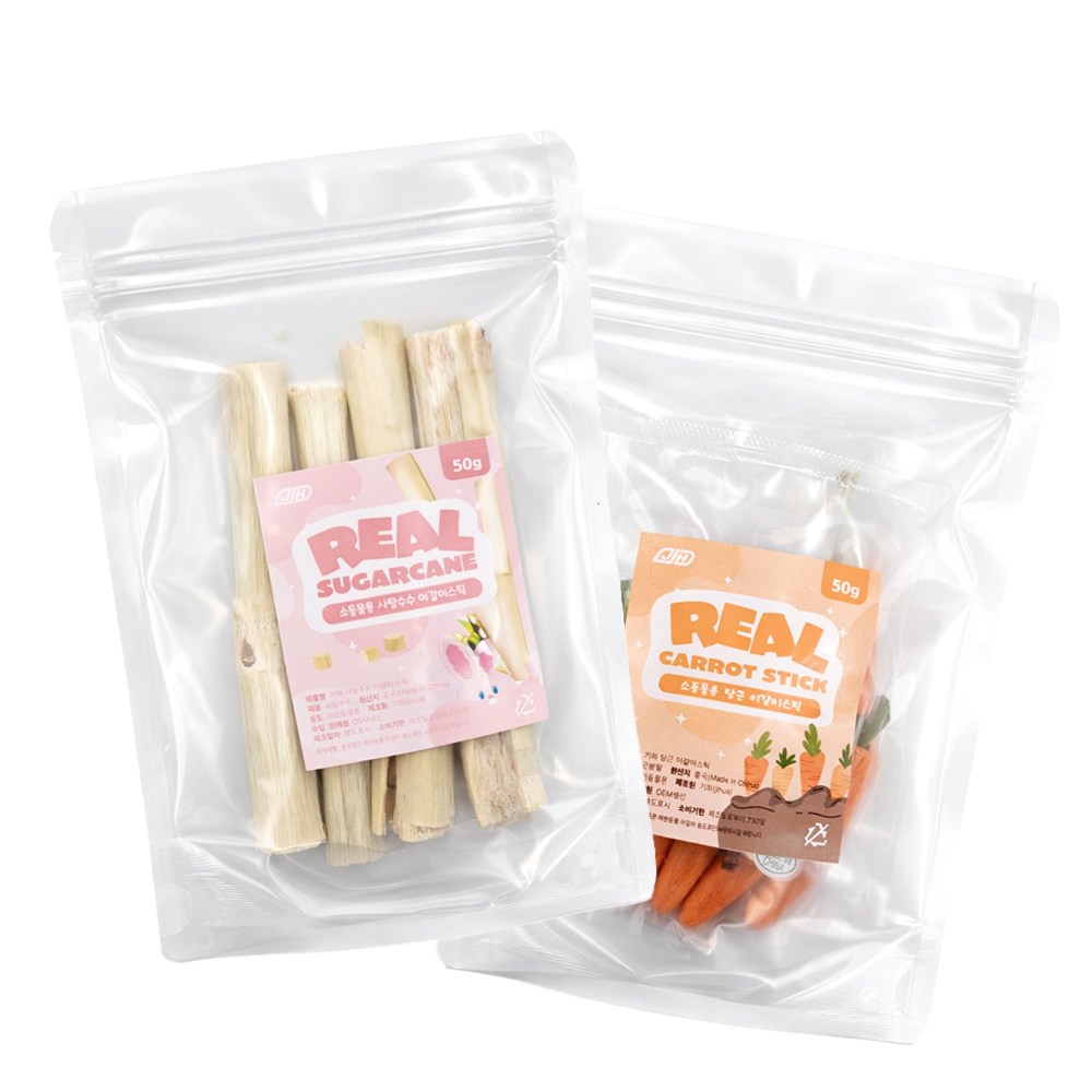 기화 소동물용 이갈이세트 사탕수수 50g + 당근티모시 50g 8,000원