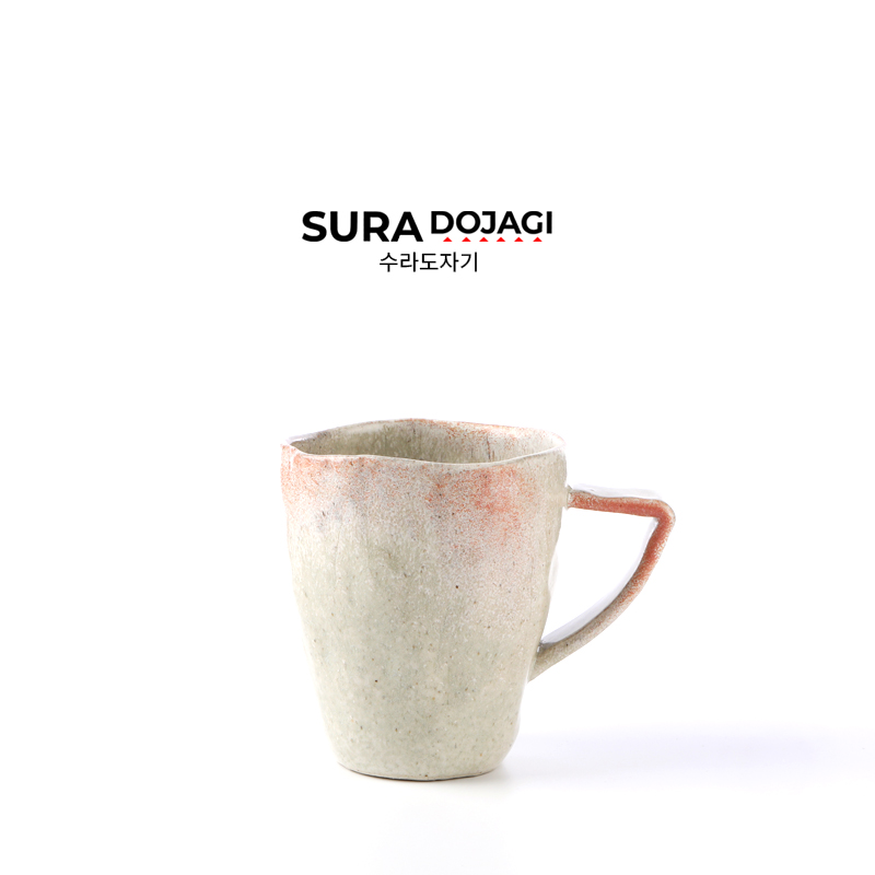 국산 수라도자기 피오레 핸드메이드 핀칭 카페머그 도자기머그컵 250ml, 1개, 피오레 핀칭머그 22,000원