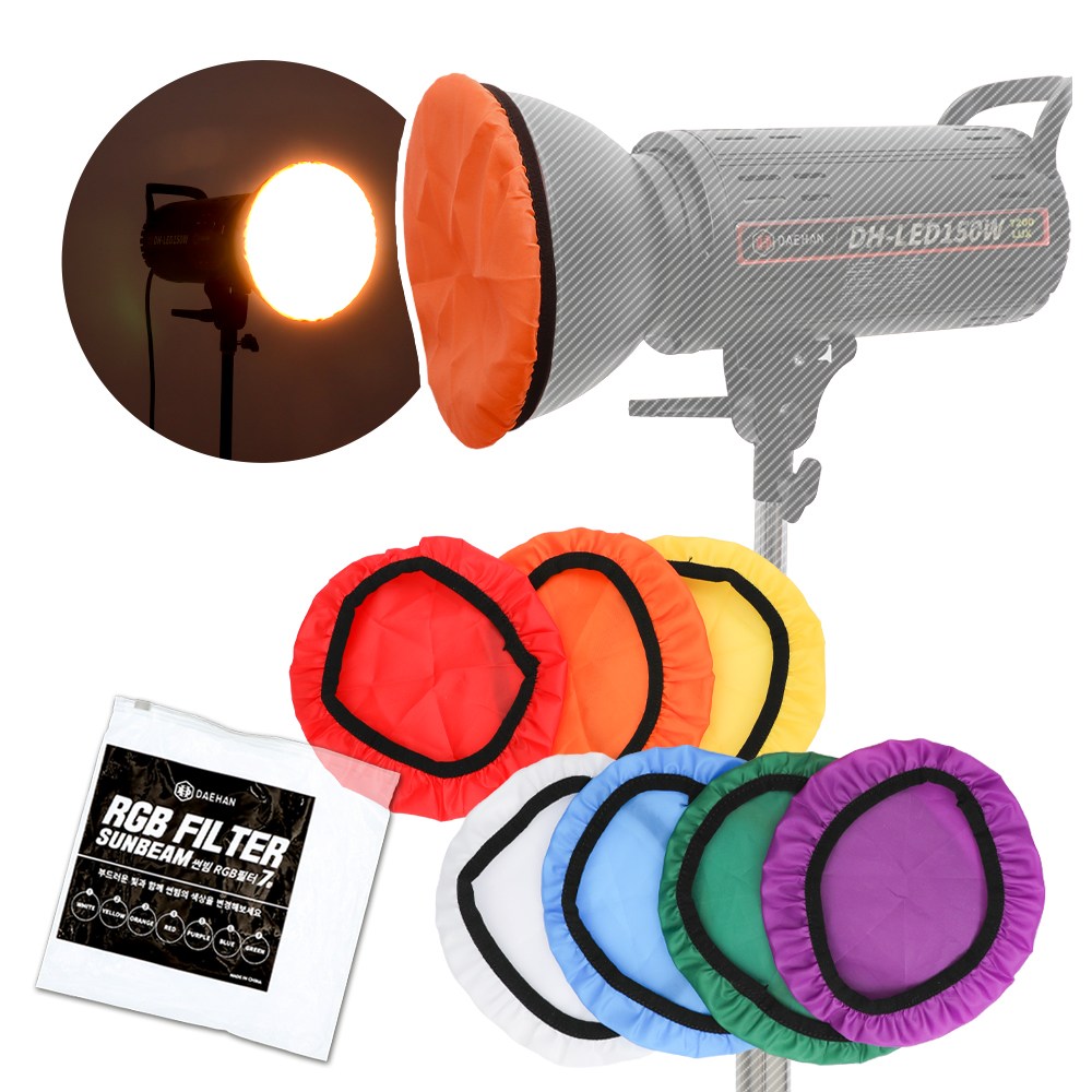 제품 사진 촬영 스튜디오 조명 디퓨저 영상 의류 음식 촬영용 썬빔 컬러 필터 17,500원