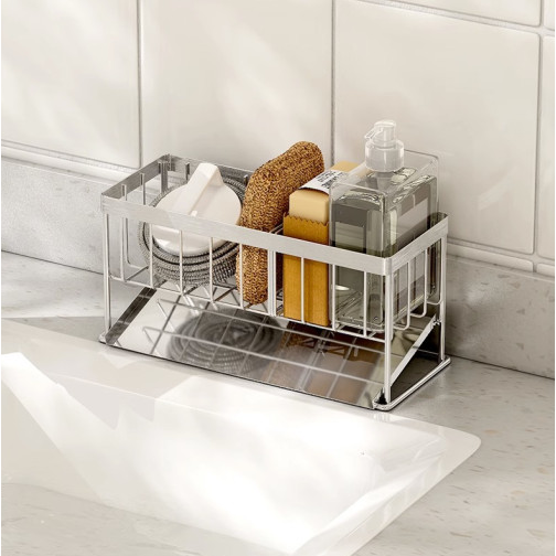 리빙가감법 부엌 싱크대 올스텐 수세미 세제 욕실 주방 건조대 물빠짐 거치대 수납 선반 13,400원