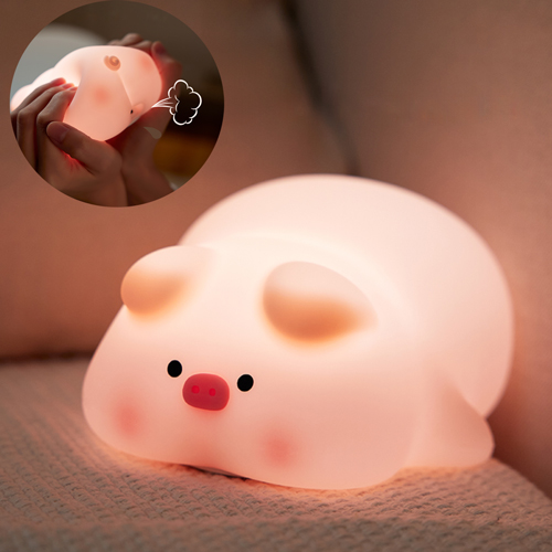 선물하기 좋은 케이엠 2000mAH 말랑말랑 피그 3단계 터치무드등 수면등 18,800원