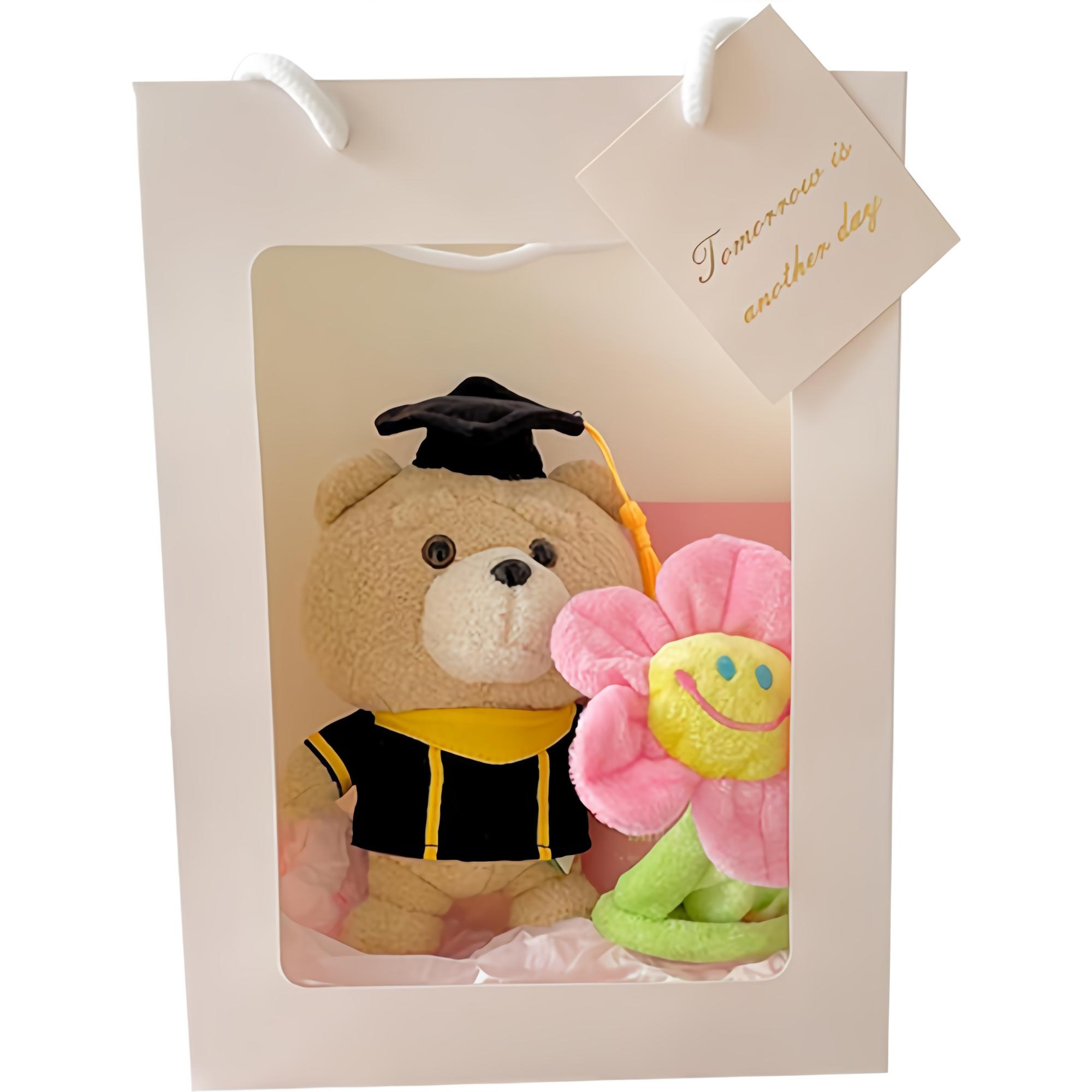 데이앤모어 미니 학사모 19곰테드 + 스마일 꽃다발 인형 선물세트 + 쇼핑백 15,610원