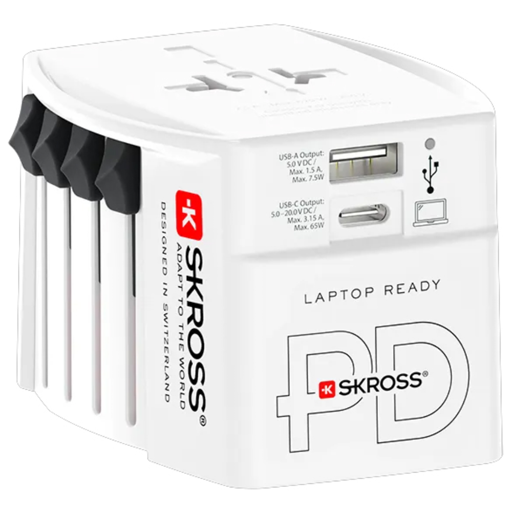 [SKROSS] 65W PD 해외 여행용 멀티 충전기 스위스 브랜드 MUV USB AC65PD, 1개, 화이트 65,800원
