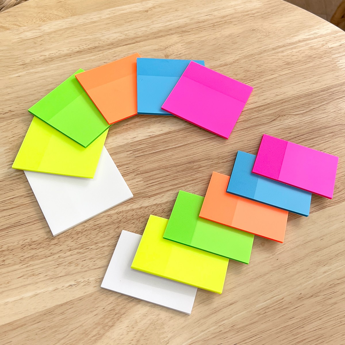 라이프웍스 컬러 투명 접착 메모지 600매 9,900원