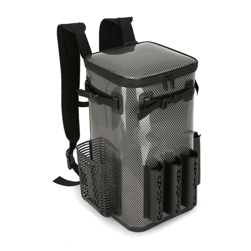 낚시가방 백팩 대용량 일체형 26*26*50cm, 어두운 회색 93,000원