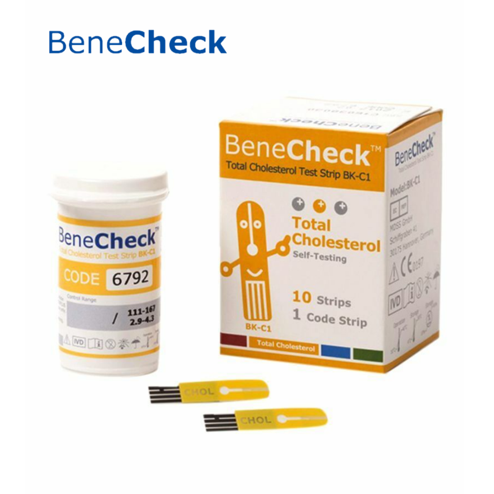 베네첵 콜레스테롤 측정 전용 시험지 검사지 스트립+채혈침 20개증정 88,000원