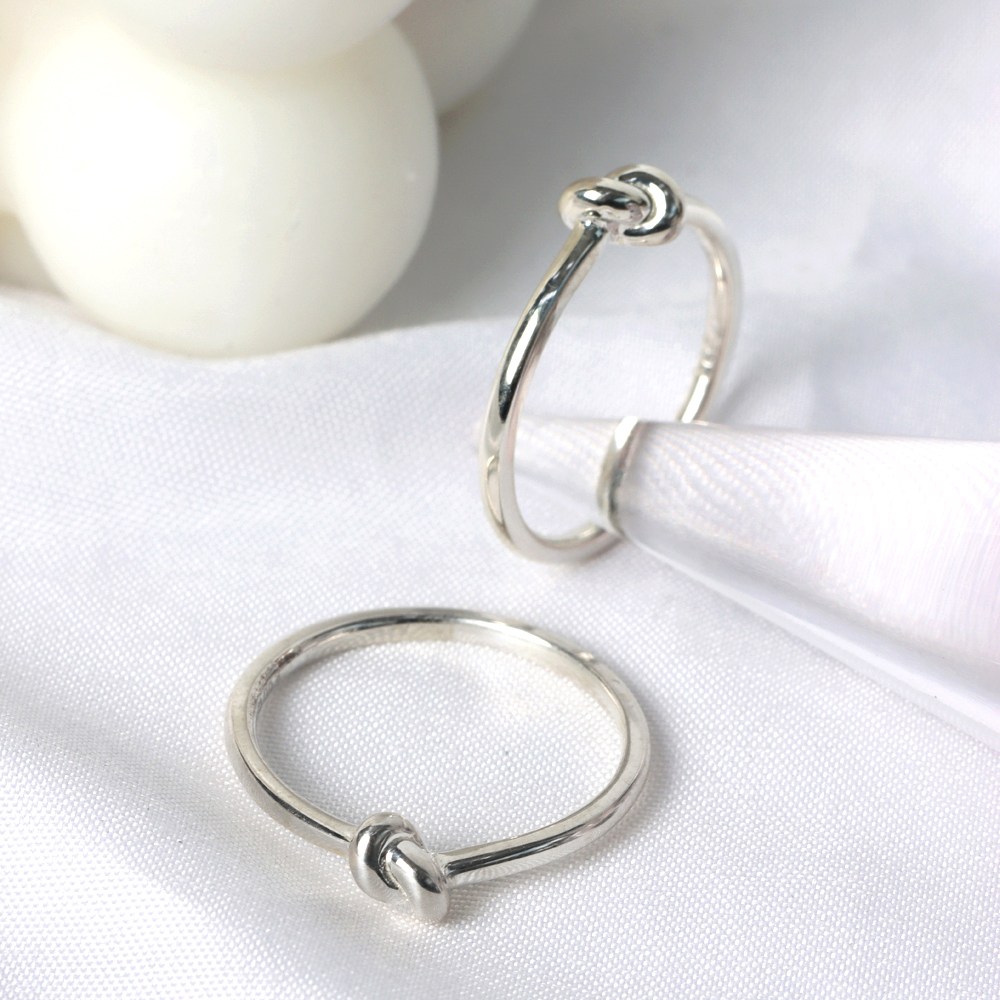오로프 고퀄리티 순은 S925 심플 매듭 가드링 실버 데일리 반지 5호~23호 (S5705R) 28,000원