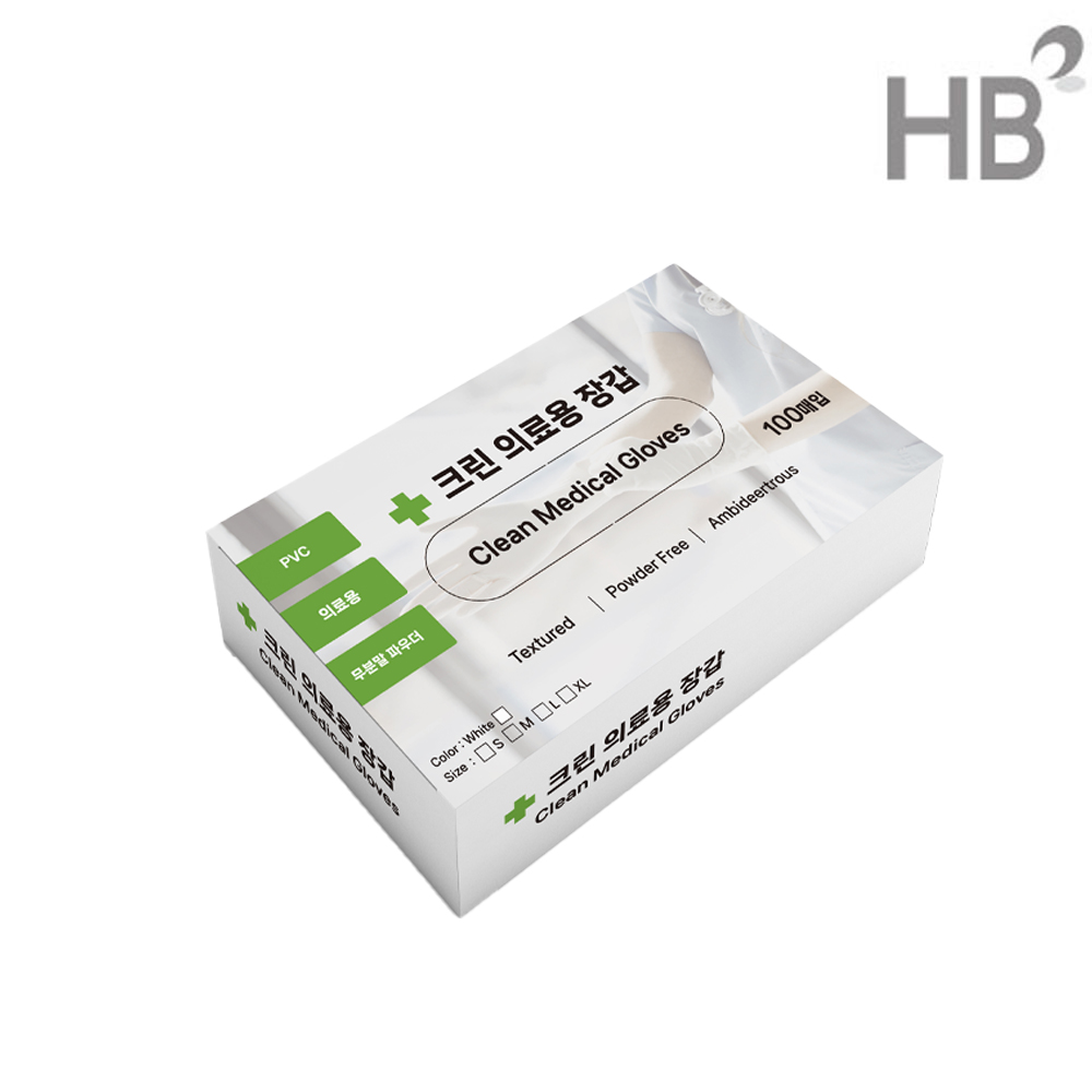 크린 pvc 진료용장갑 1통 100매 위생 일회용장갑 주방용품 의료용 식품용 4,400원