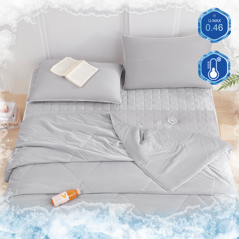 KURUA 여름 접촉냉감  아이스 부드러운 통기성 냉감이불 차렵이불 12,500원