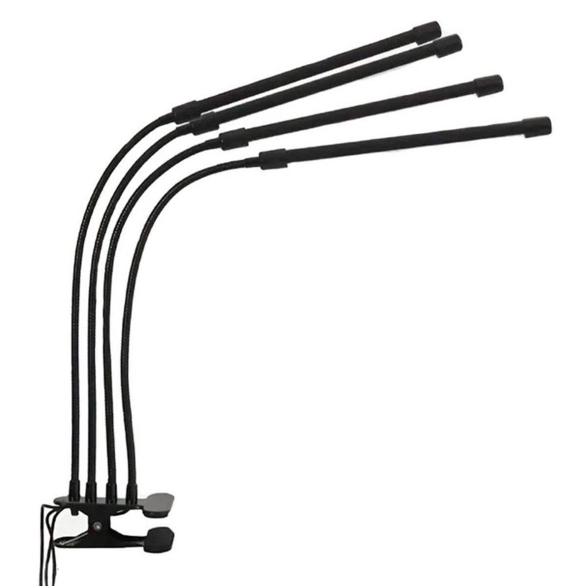 H HNMA HN 식물성장등 LED 클립형 3색 조절 4헤드 실내 식물 육묘 보충등 채소 화훼 재배용, 1개 13,000원