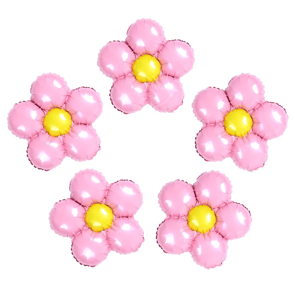 꽃풍선 데이지 풍선 특대형(110cm), 대형(72cm), 중형(45cm) 풍선 장식 파티용품세트 [에브리띵스마일]1095, 5개, 핑크 9,800원
