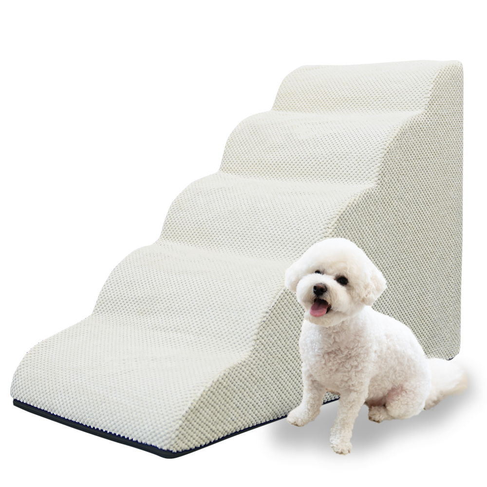 올미오펫 반려동물 구름패브릭 계단, 크림아이보리, 1개 99,900원