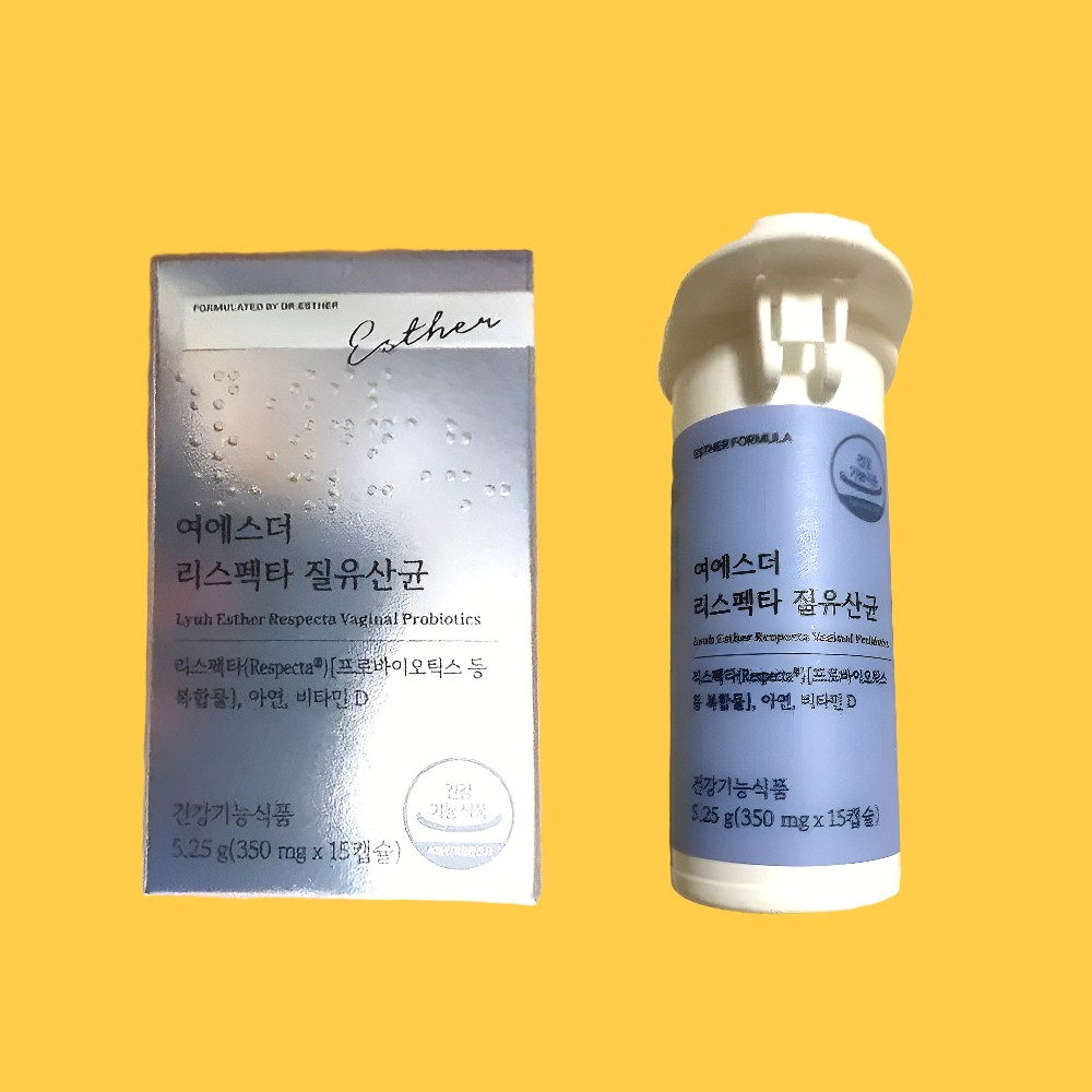 [본사직영] 여에스더 리스펙타 질 유산균 여성 질건강 유산균 23,000원