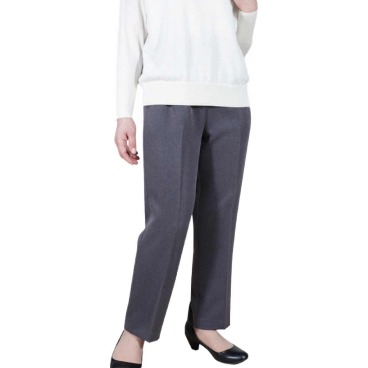 Made in Japan 사계절용 허리편한 일본바지 이중직소재 폭신폭신하고 부드러운 촉감 부모님 생신 명절 선물 병원 외출용 50대 60대 70대 중년여성 엄마옷 할머니옷 9425 46,000원