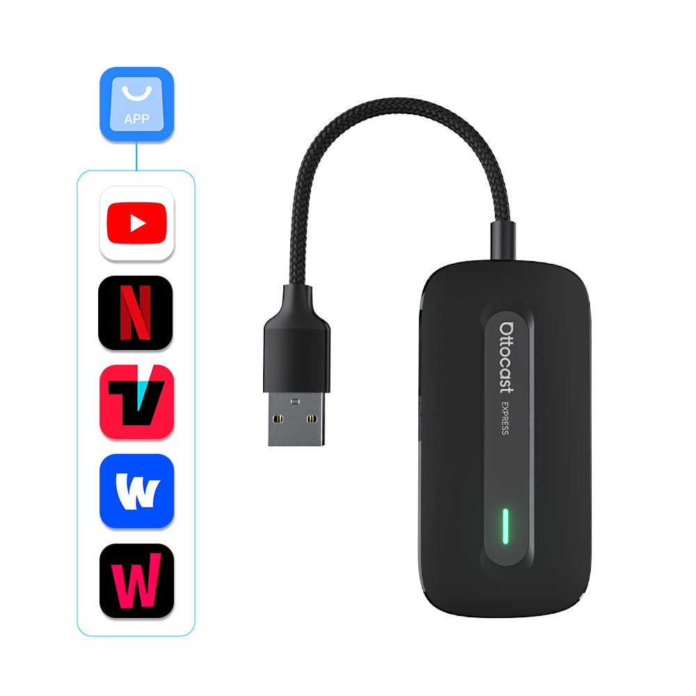 오토캐스트 3in1 AiBox 무선 안드로이드 오토 무선 카플레이 호환 유튜브 넷플릭스 티빙 웨이브 왓챠 OTT 시청 가능 현대 기아 호환 71,900원