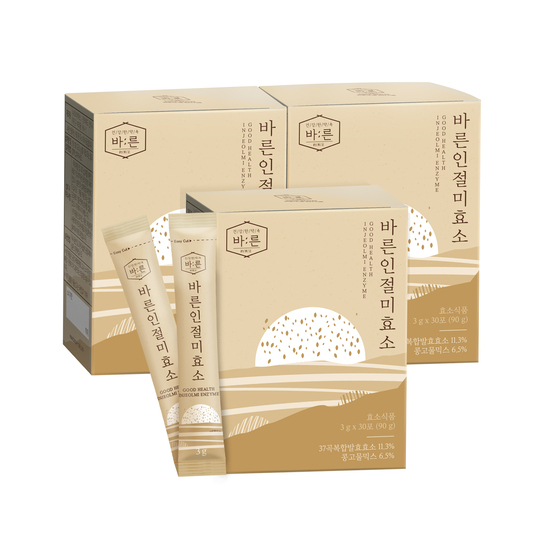 바른 인절미 효소 곡물 발효 효소식품, 3개, 90g 32,900원