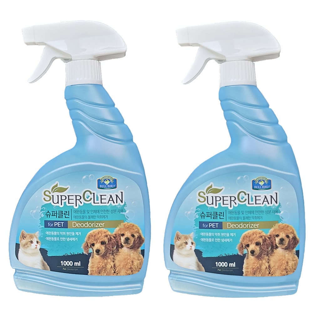 벨버드 슈퍼클린 강아지 탈취제 고양이 탈취제 1000ml X 2개 18,750원