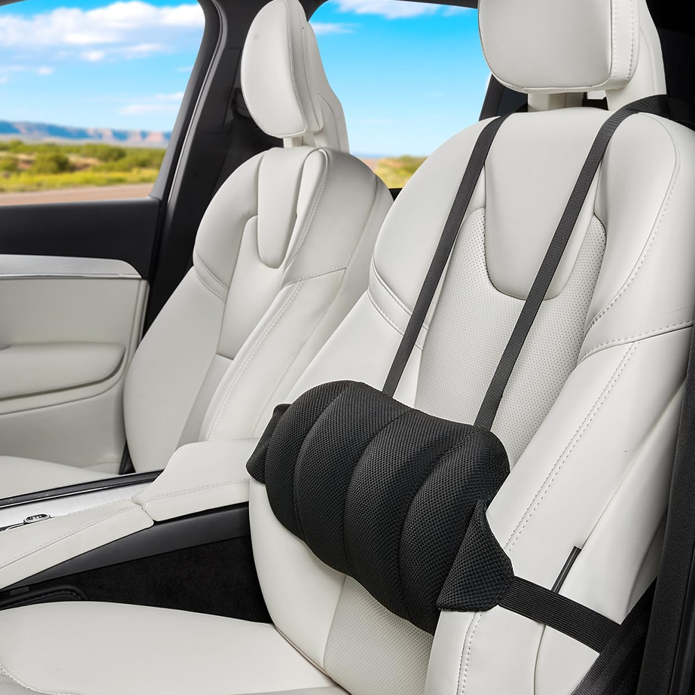 조절 가능 자동차 허리쿠션 사무실 의자 바른자세 초고밀도 메모리폼 사무실 차량용 등받이쿠션 차량용 등받이 시트 21,800원