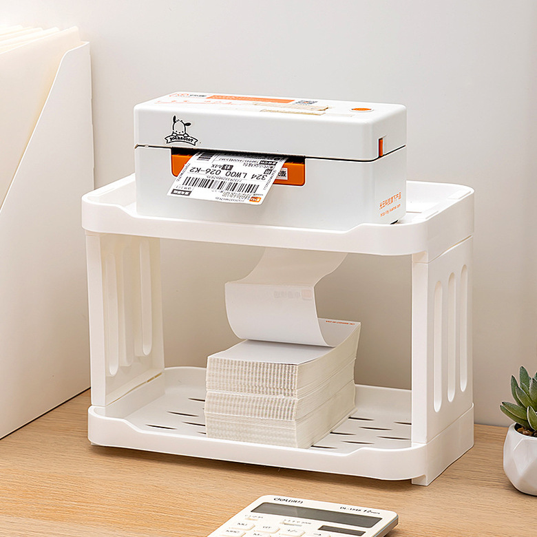 BenF Home 송장 프린터 거치대 2단 라벨 용지 사무용품 보관대 정리대 데스크 오거나이저 10,590원