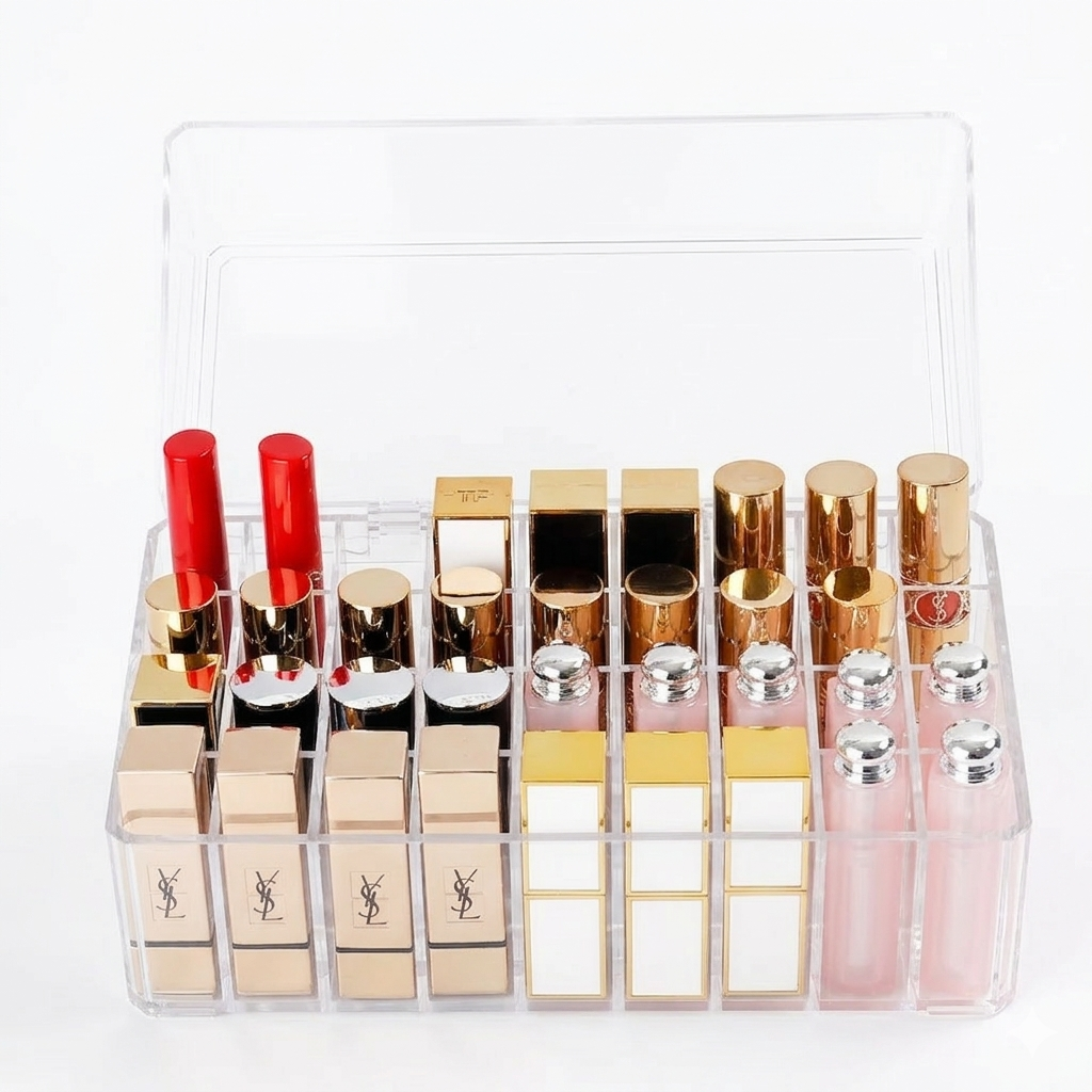 모던 심플 화장품 립스틱 네일 메니큐어 정리함 보관함 24구 36구 13,900원