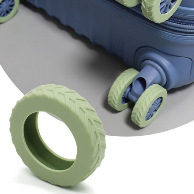 8개입 소형 캐리어 바퀴 커버 휠 덮개 보호 슈즈 소음방지 충격흡수 실리콘 무소음 8p 3,040원