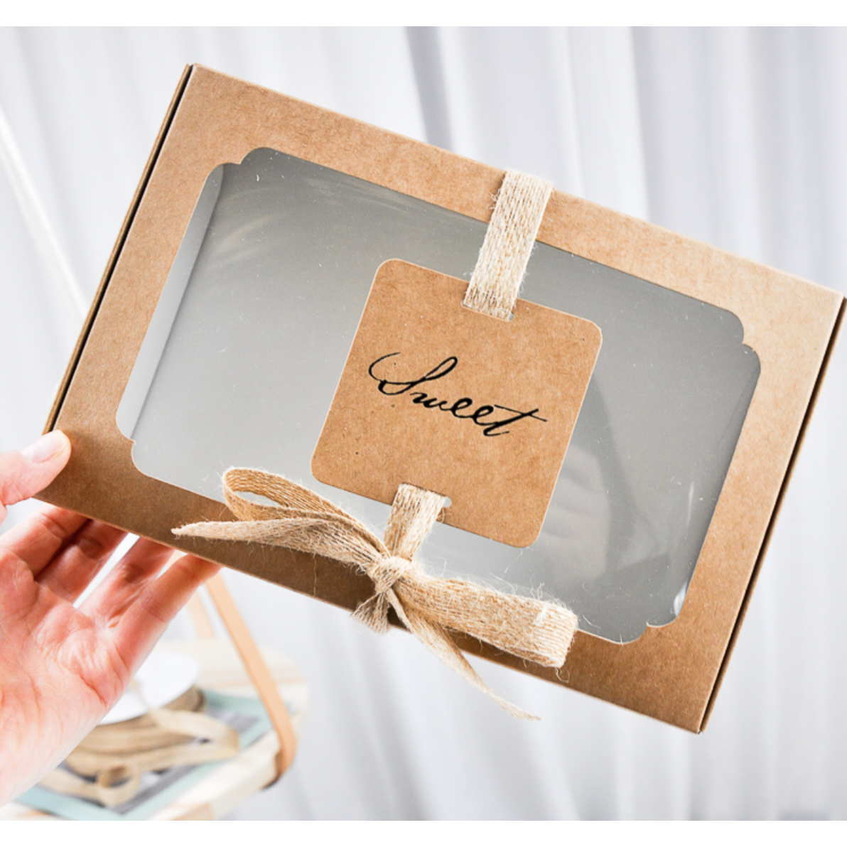 투명창 크라프트 상자 쇼핑백포함, 1개 6,700원