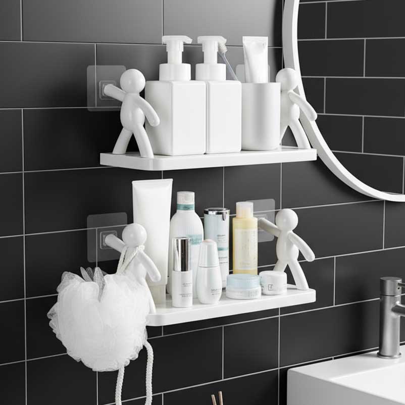 오르세홈 주방 욕실 무타공 벽 선반 벽걸이선반 2p 세트 6,970원