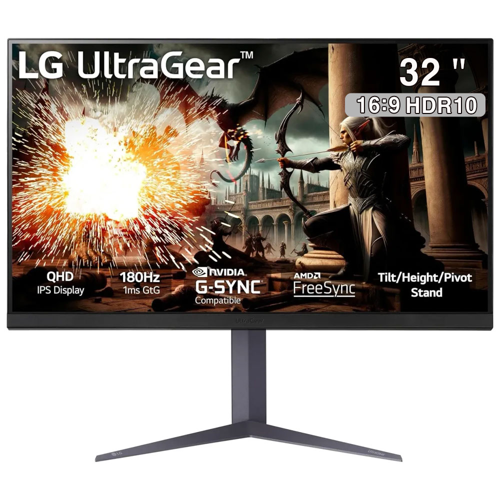 -LG전자- LG 울트라기어 32GR75Q 165Hz 게이밍모니터 32인치 IPS광시야각 QHD 1ms 449,000원