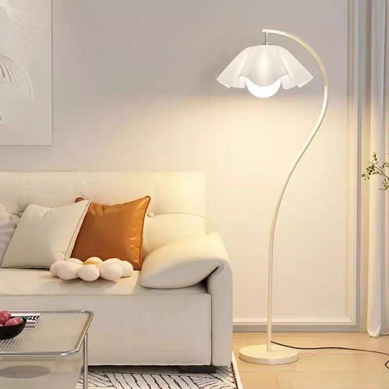 Meyuge [북유럽 감성] 플로어 램프 스탠드 조명 3단 조광 무선 리모컨 LED 침실 거실 인테리어 장스탠드 선물 추천, 흰색 48,800원
